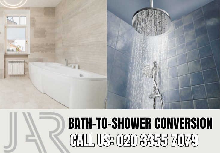 Bath to Shower Conversion by Putney Bathroom Fitters
